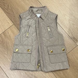 Starting Out Little girl tan vest